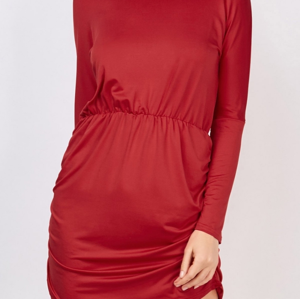 Blouson mini dress